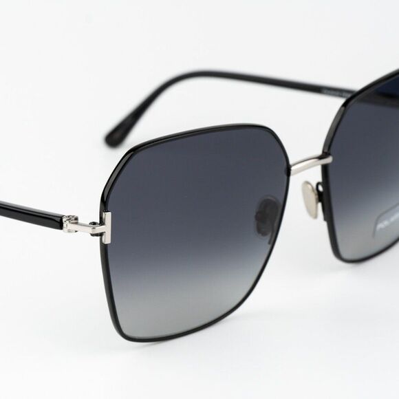 Tom Ford Women Sunglasses Black Smoke Gradient Polarized CLAUDIA-02 FT0839 01D main image 6